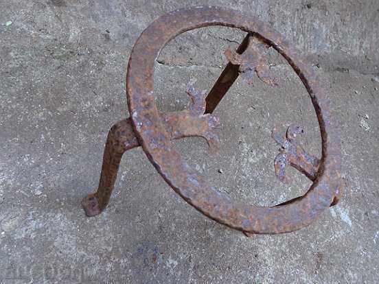 An old forged sack, fireplace, grill, wrought iron - 6 An old forged sack, fireplace, grill, wrought iron - 6