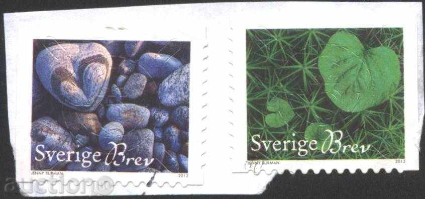 Клеймовани марки  Сърца 2013  от Швеция