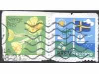 Клеймовани марки Цвете 2012, Море Флаг  Лодка 2012 от Швеция