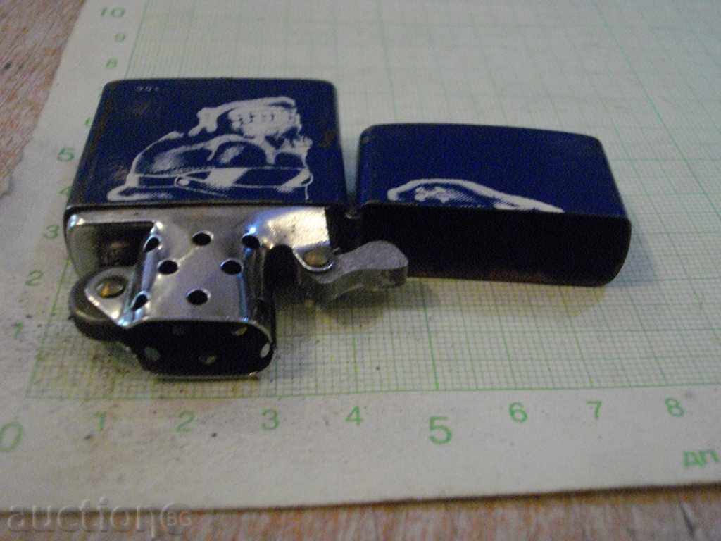 Delivery of Lighter gasoline blue