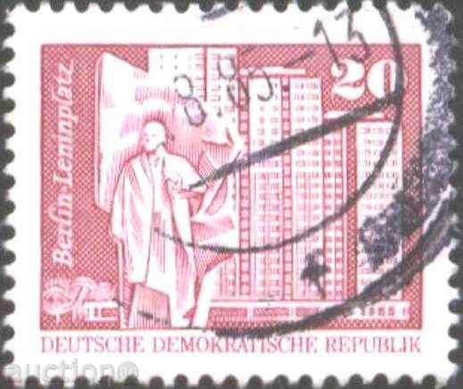 Kleymovana σήμα Βερολίνο Πλατεία Λένιν το 1973 από τη Γερμανία / ΛΔΓ