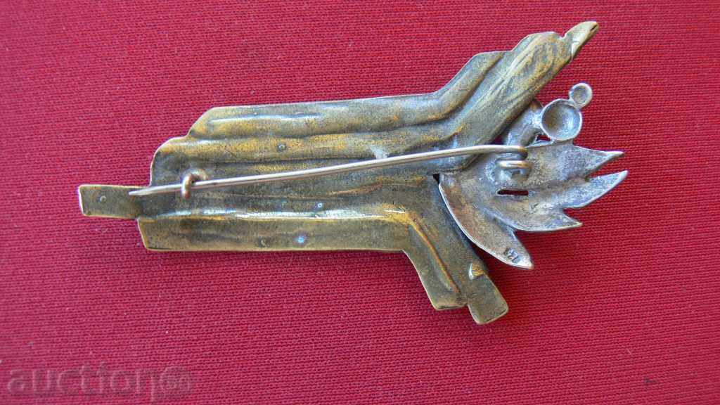 BEAUTIFUL BEAUTIFUL STAR BROSHKA + SILVER MARKED with price 30.00 BGN | € 15.34