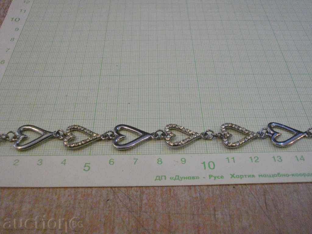 Верижка с камъни имитационна бижутерия - 2 - 5 Верижка с камъни имитационна бижутерия - 2 - 5