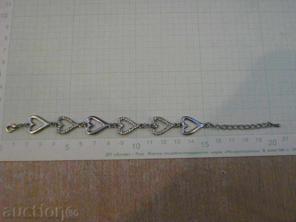 Верижка с камъни имитационна бижутерия - 2 - 6 Верижка с камъни имитационна бижутерия - 2 - 6