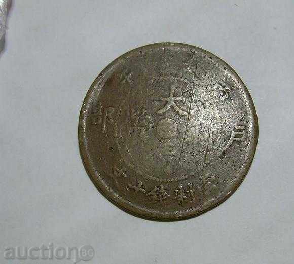 China Kiang-nan 10 cash 1906 Y # A140 rarity! with price 20.00 BGN | € 10.23 China Kiang-nan 10 cash 1906 Y # A140 rarity! with price 20.00 BGN | € 10.23