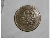 China Kiang-nan 10 cash 1906 Y#A140 raritate!