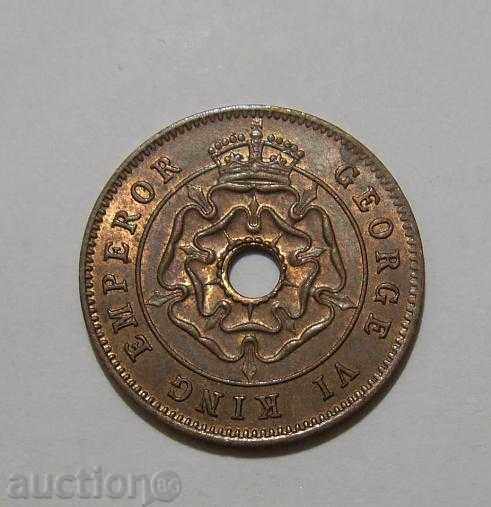Rhodesia de Sud ½ penny 1942 Super rare de monede