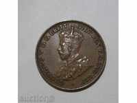 Australia ½ penny 1929 quality coin