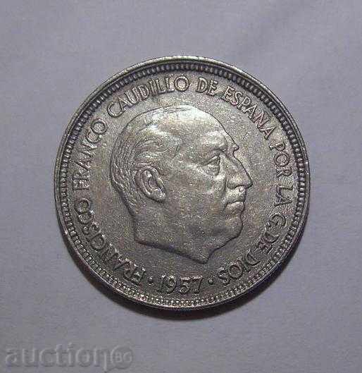 Ισπανία 5 πεσέτες το 1963 (57/63) λεπτό νομίσματος