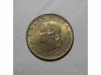Италия 20 лири 1958 прекрасна монета UNC