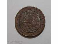 Olanda 1 cent 1898 AU frumos moneda