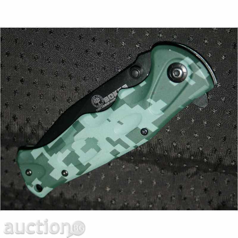 Knife, folded BOKER 048 - 85/195 camouflage with price 15.50 BGN | € 7.93 Knife, folded BOKER 048 - 85/195 camouflage with price 15.50 BGN | € 7.93