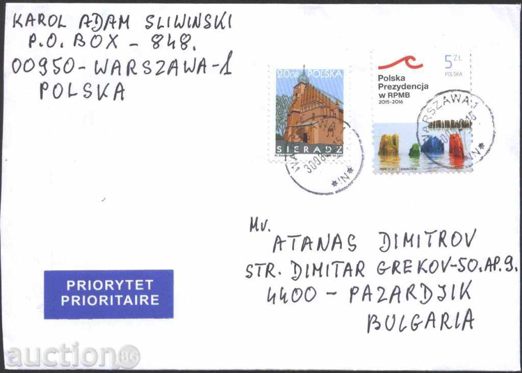 Traffic envelope with brands from Poland