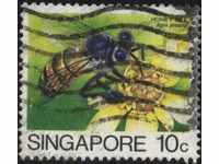 Клеймована марка Пчела 1985  от  Сингапур