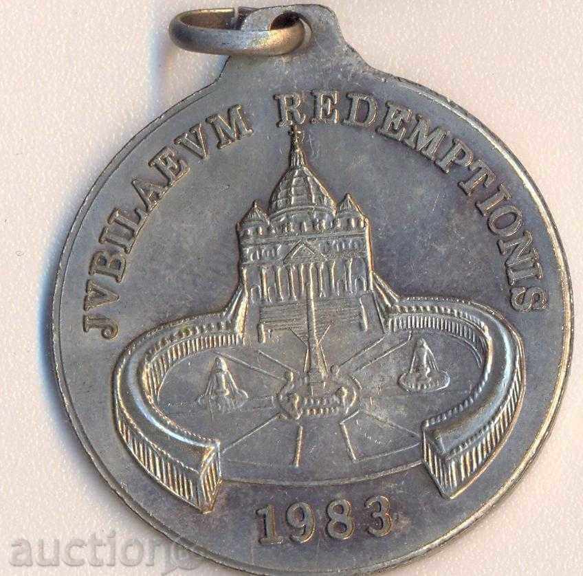 Μετάλλιο από τον Πάπα Ιωάννη Παύλο ΙΙ, 32 mm., 1983 με τιμή 15.00 BGN | € 7.67