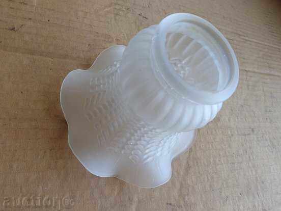 Old lampshade made of glass, cloak, chandelier, lamp, socket with price 30.00 BGN | € 15.34 Old lampshade made of glass, cloak, chandelier, lamp, socket with price 30.00 BGN | € 15.34