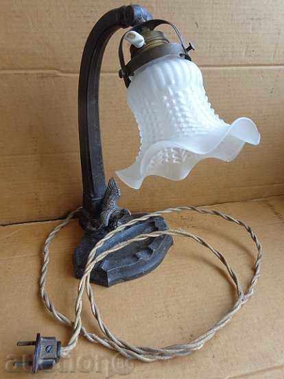 Old lampshade made of glass, cloak, chandelier, lamp, socket - 5 Old lampshade made of glass, cloak, chandelier, lamp, socket - 5