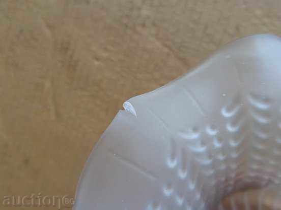 Old lampshade made of glass, cloak, chandelier, lamp, socket - 6 Old lampshade made of glass, cloak, chandelier, lamp, socket - 6