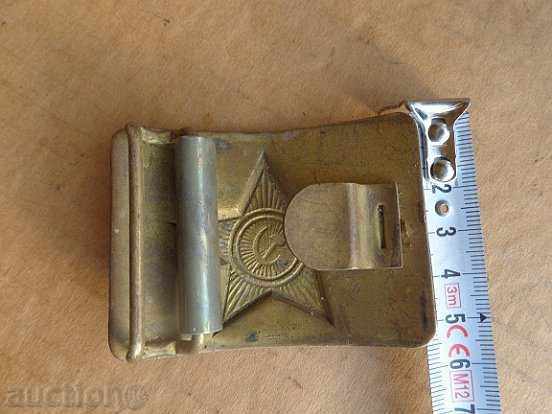 Army bronze belt buckle, buckle, USSR - 5 Army bronze belt buckle, buckle, USSR - 5