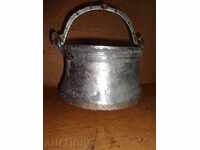 Δίστρατο καλαϊτζίδικο καζάνι, κουβάς, χαλκός, χάλκινος κουβάς