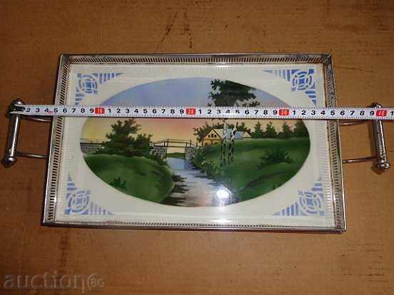 Czech porcelain tray, porcelain, tray, service with price 79.00 BGN | € 40.39 Czech porcelain tray, porcelain, tray, service with price 79.00 BGN | € 40.39
