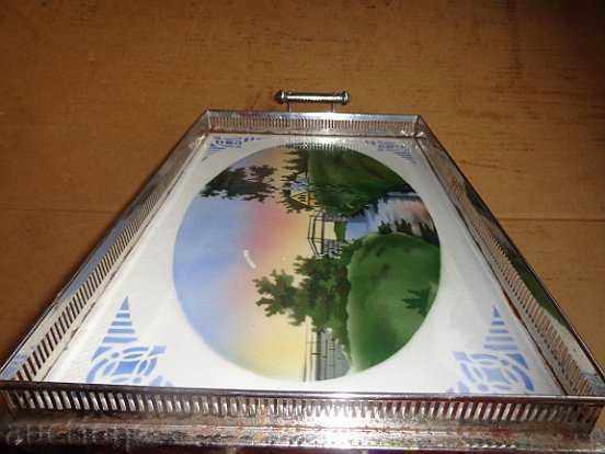 Czech porcelain tray, porcelain, tray, service - 6 Czech porcelain tray, porcelain, tray, service - 6