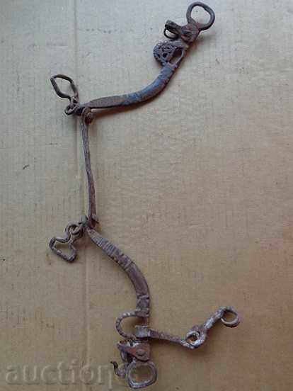 Ottoman hand forged bridle, wrought iron, cavalry with price 79.00 BGN | € 40.39 Ottoman hand forged bridle, wrought iron, cavalry with price 79.00 BGN | € 40.39