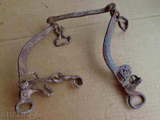 Auction Ottoman hand forged bridle, wrought iron, cavalry Auction Ottoman hand forged bridle, wrought iron, cavalry