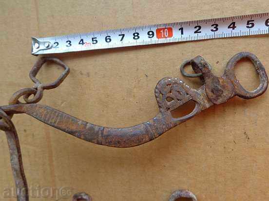 Ottoman hand forged bridle, wrought iron, cavalry - 5 Ottoman hand forged bridle, wrought iron, cavalry - 5