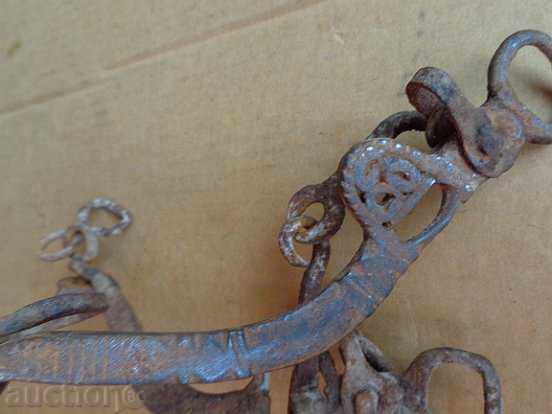 Ottoman hand forged bridle, wrought iron, cavalry - 7 Ottoman hand forged bridle, wrought iron, cavalry - 7