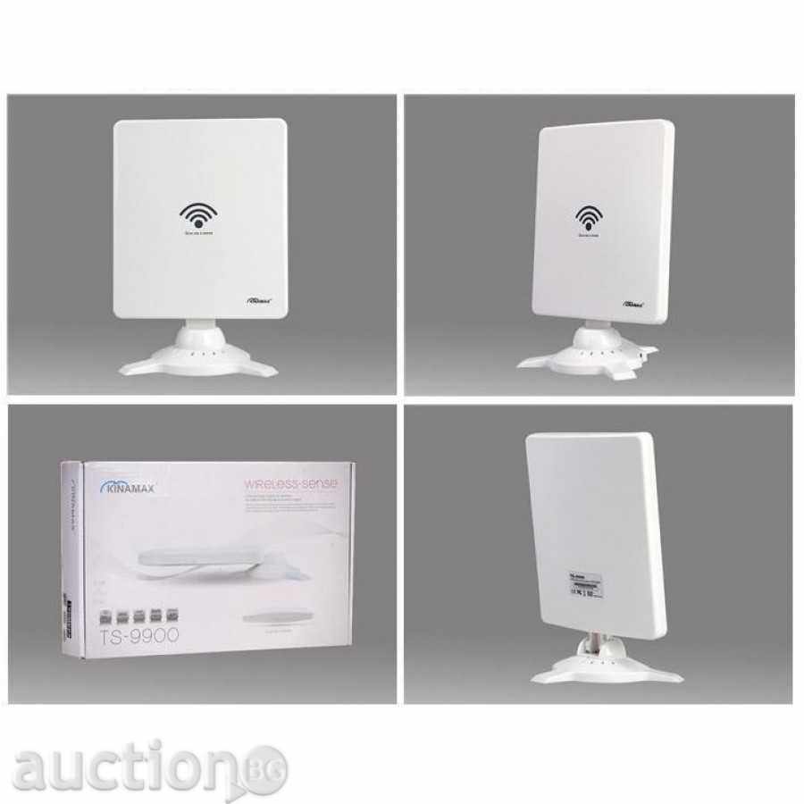 POWERFUL WIFI antenna Kinamax Ts-9900, 5800mW, 58dBi with price 42.00 BGN | € 21.47 POWERFUL WIFI antenna Kinamax Ts-9900, 5800mW, 58dBi with price 42.00 BGN | € 21.47