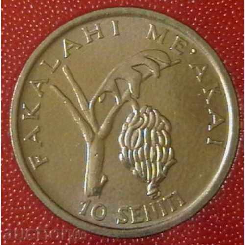 10 сенити 1981 FAO, Тонга