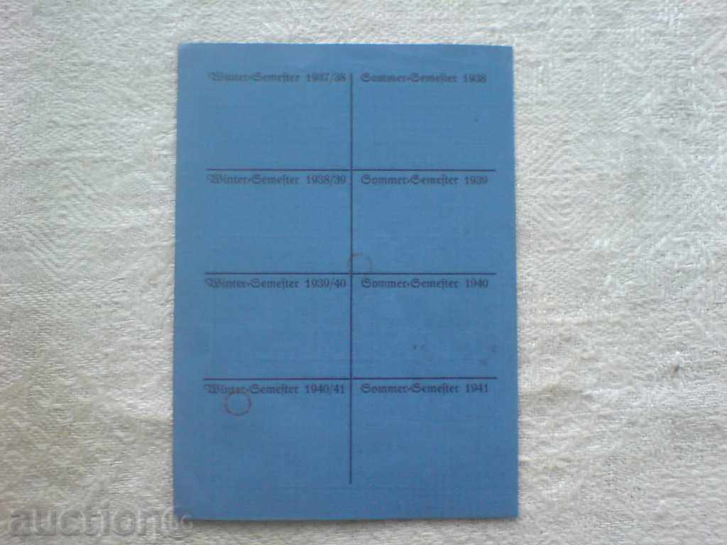 Delivery of identity card - Germany 1935 - 3 Reich Delivery of identity card - Germany 1935 - 3 Reich