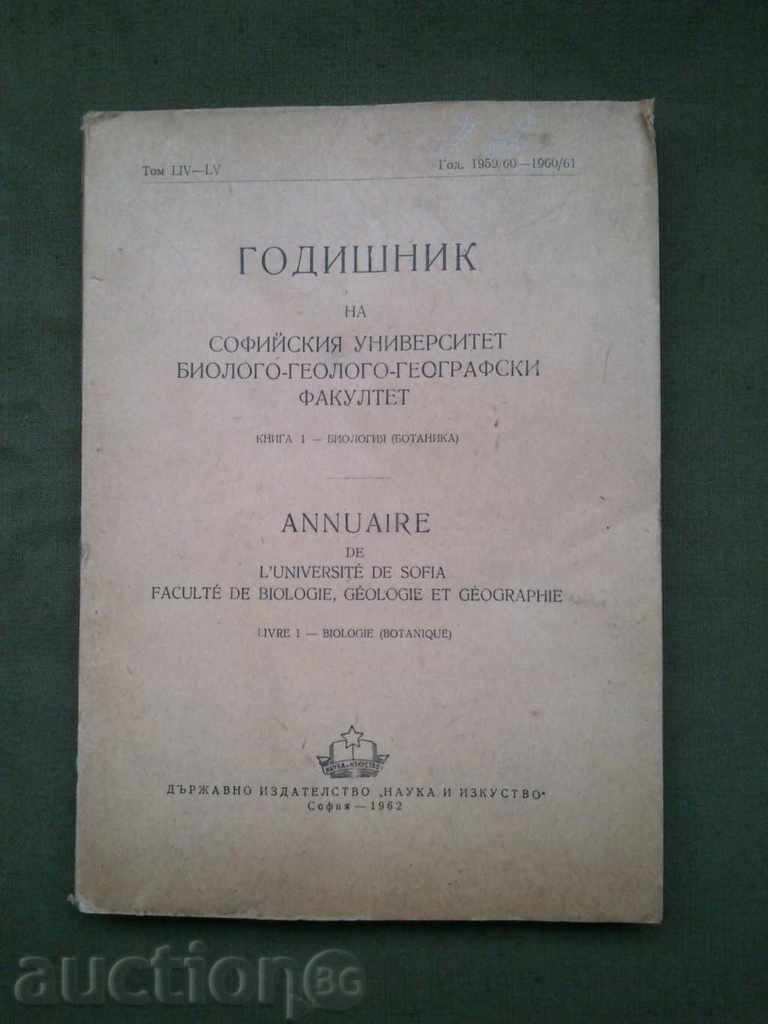 Yearbook of the Faculty of Biology, Geology and Geography
