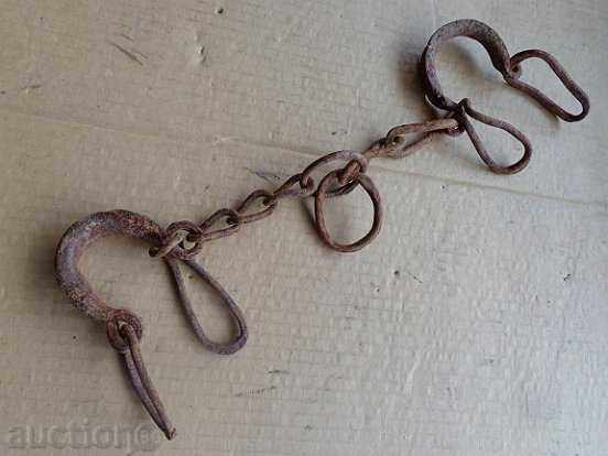 Shackles, fetters, shackles, handcuffs, chain, wrought iron - 5 Shackles, fetters, shackles, handcuffs, chain, wrought iron - 5