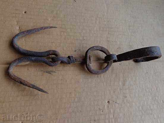 Hook, scraper, wrought iron