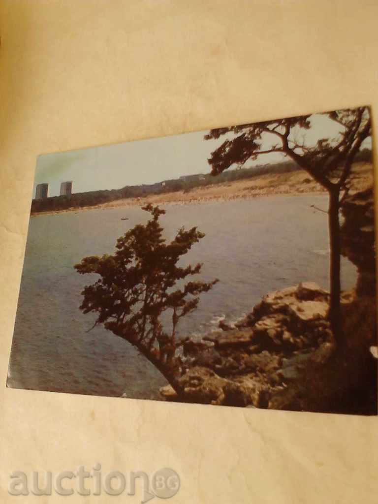 Пощенска картичка Китен Северният плаж 1980