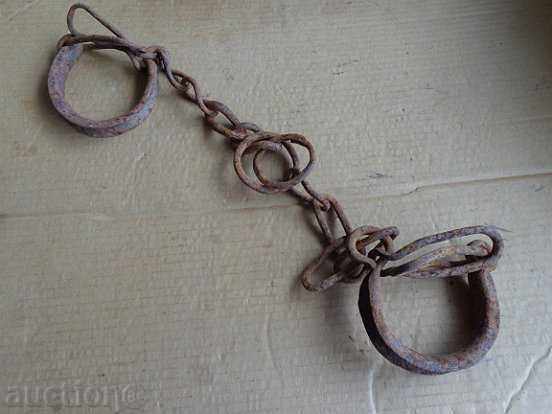 Old beech, prang, chain, wrought iron Old beech, prang, chain, wrought iron