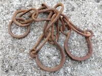 Стари букаи, пранги, синджир, ковано желязо