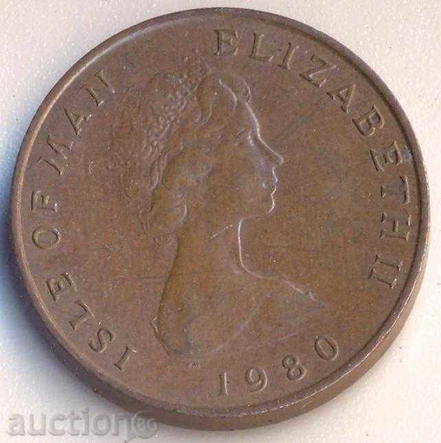 Isle of Man 2 pence 1980 with price 2.20 BGN | € 1.12