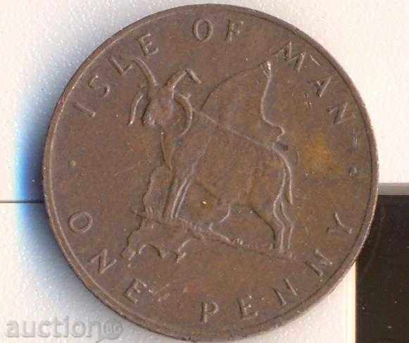 Insula Man 1 pence 1976