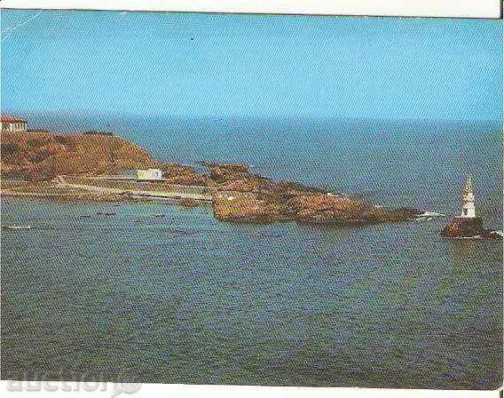 Map Bulgaria Ahtopol The Rocks at the Lighthouse *