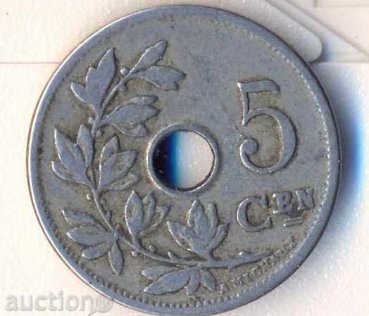 Belgia 5 sentimes 1905