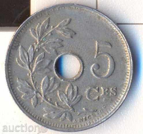 Belgia 5 sentimes 1928