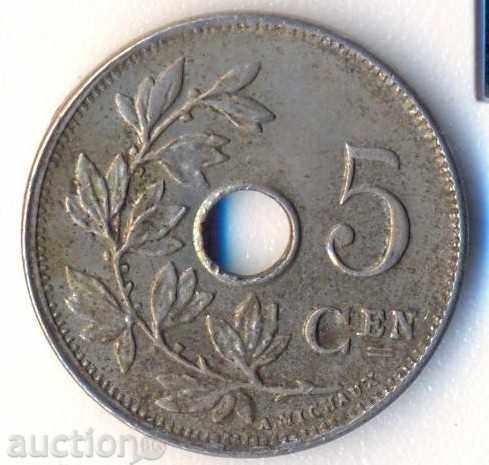 Belgium 5 centimes 1920