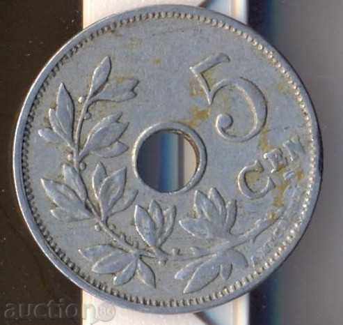 Belgia 5 sentimes 1910