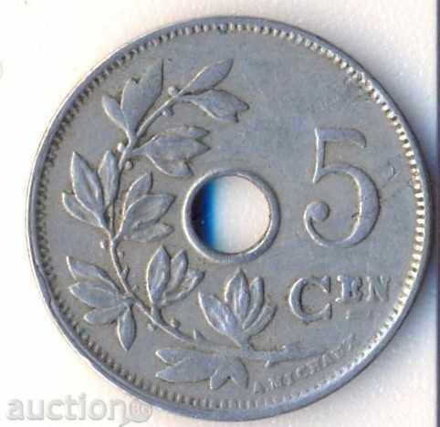 Βέλγιο 5 sentimes 1910