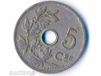 Belgia 5 sentimes 1906