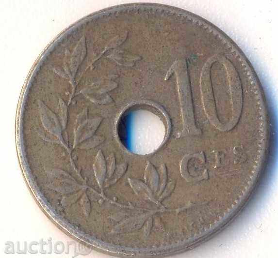 Belgium 10 centimes 1904 year