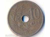 Belgium 10 centimes 1904 year